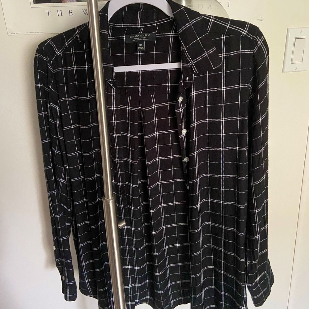 Black blouse, light and flowy